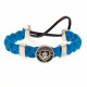 Close-up of Manchester City FC PU Slider Bracelet Detail
