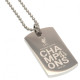 Liverpool FC Premier League Champions Engraved Dog Tag Close-up