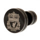 Liverpool FC Black IP Plated Stud Earring Front View