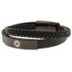 Side Profile of Stylish Chelsea FC Black IP Bracelet