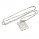 Liverpool FC Silver Plated Dog Tag & Chain
