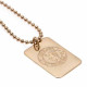 Chelsea FC Gold Plated Dog Tag & Chain