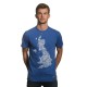 UK Grounds T-Shirt // Blue Mêlée 100% cotton