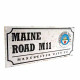 Manchester City FC Street Sign Retro