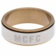Manchester City FC Bi Colour Spinner Ring Medium EC