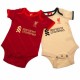 Liverpool FC 2 Pack Bodysuit DS 0-3 Months
