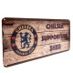 Chelsea FC Shed Sign with Weather-Resistant Materials