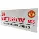 Manchester United FC Street Sign MB