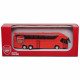 Red and white Arsenal FC diecast team coach