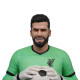 Close-up of Alisson Becker Statue's Face