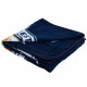 Sky Blue Particle Fleece Blanket for Fans