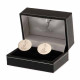 Tottenham Hotspur FC Stainless Steel Round Cufflinks - Stainless Steel Material Detail