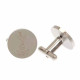 Tottenham Hotspur FC Stainless Steel Round Cufflinks - Front View
