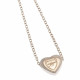 Arsenal FC Heart Necklace - Front View