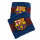 Close-up of FC Barcelona Logo on Wristband