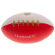 Liverpool FC Mini Foam American Football in Team Colors