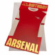 Arsenal FC Retro Birthday Card - Front View