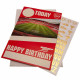 Arsenal FC Birthday Card With Stickers -  Front View