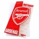Arsenal FC crest on blue background birthday card