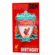 Liverpool FC Birthday Card Super Son - Official Club Merchandise