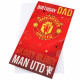 Manchester United FC Dad Birthday Card - Front View