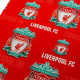 Liverpool FC Text Gift Wrap - Red and White Color Scheme