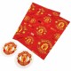 Manchester United FC Text Gift Wrap - Close-up of Manchester United Logo Pattern