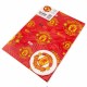 Manchester United FC Text Gift Wrap - Wrapping a Gift Box
