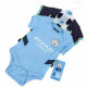 Manchester City FC 9-12 Months Bodysuit Set: Baby’s First City Gear