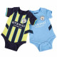 Manchester City FC 24/25 Season Bodysuits for Little Fans