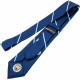 Manchester City FC Stripe Tie featuring Diagonal Striped Design