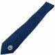 Close-up of Manchester City FC Navy Blue Tie Fabric
