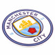 Side View of Manchester City FC Crest Car Sticker